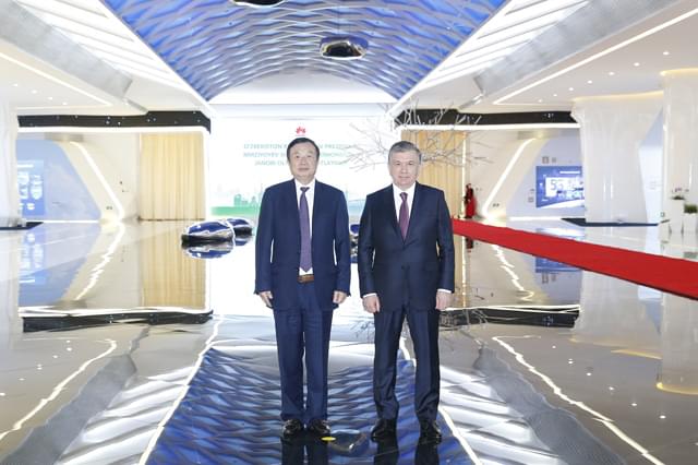 Визит Президента Узбекистана в штаб-квартиру Huawei
